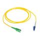 Free Samples SC - LC Patch Cord Single Mode OS2 3MM OFNR Outer Jacket