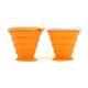 270ml Portable Collapsible Silicone Coffee Mug With Lid