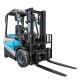 Counterbalance Electric Powered Forklift Truck 1 Ton Energy Efficient