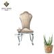 Sponge Leather Stainless Steel Leg Dining Chairs 43*50*90cm