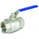 Screwed End Float Operated Ball Valve NPT 2PC Investment Casting ISO Certification