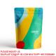 Custom Printed Matte Resealable Ziplock Pla Packaging Stand Up Pouch Edible Candy Cookie