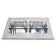 salon hair washing sinks  Stainless Steel Material double sink stainless steel 8060D