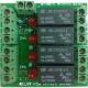 WAYJUN 4-channel dry contact relay isolated board DI/DO Isolation signal converter green
