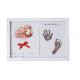Customized Newborn Baby Hand And Footprint Frame Non Toxic Ink Pads For Shower Gift