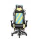 Child Ergonomic Racing Computer Chair Black Cream Butterfly Adjustable Seat