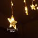Christmas Snowflake String 10ft 96LEDs Fairy Lights 8 Modes Twinkle Lighting Indoor Outdoor Hanging Snowflakes for Bedroom Home