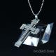 Fashion Top Trendy Stainless Steel Cross Necklace Pendant LPC248