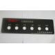 Large Touch Screen Panel Push Button Membrane Switch 7 Inch TP Silk Screen Printing