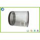 Small Clear Plastic Tube Packaging For Candy , Food Biscuit Cylinder With