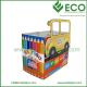 POS Supermarket Corrugated Cardboard Advertising Promotion Pallet Display For Toys
