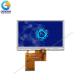 TN Transmission Resistive Lcd Touch Screen 4.3 Halogen Free TFT RTP