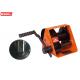 HWG Type 500kg Hand Lifting Winch With Two Way Ratchet , Worm Gear Hand Winch