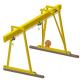 Electric Travelling Single Girder Gantry Crane Rubber Tyred Mobile Gantry 5T 10T