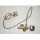 Brass Gas Safety Valve With Piezoelectric Igniter , SV32 Gas Stove Control Valve