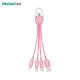 Multifunctional 3 In 1 Mobile Phone Charging Cable Fireproof Length 15CM