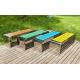 Stainless Steel 201 Outdoor Metal Bench Public Spaces