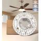 4.92” Universal Ceiling Fan Led Light Replacement for Ceiling Fan Flush Mount Ceiling Light, 18W 3CCT 3000K 4000K 6000K 1500LM CRI90 Dimmable Affordable Solution for Hampton Bay Harbor Breeze Hunter