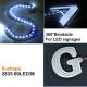 12V Flexible LED Strips S Shaped PCB Lighting High Brightness 2835 LED Neon Strips