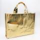 Promotional PP non woven golden aluminum foil Eco-friendly  carry sewing bag
