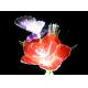 LED optical fiber rose hummingbird wedding scene layout lighting festival commercial beauty display bright decoration