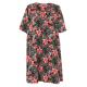 2020 New Design Ladies Casual Beach Dresses , Flower Print Long Dress Plus Size