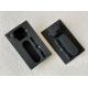 Black Molded Fiber Pulp Packaging Clamshell Thin Walled