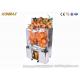 Floor Orange Juice Machine Automatic Stainless Steel Housing Material CE Certification