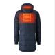 S-3XL Battery Operated Electric Warming Jacket 100% Polyester Fabric Black