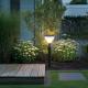 Aluminum 2000mAh Solar Garden Light Waterproof LED Solar Lawn Light