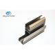5.98 Meter Champagne Aluminum Door Profile Comply With EN755-9