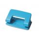Blue Color Rubber Basind 6mm Hole 2 Holes Paper Punch for office