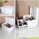 1.1m Width Entryway Shoe Bench Adjustable Double Layer Painting MDF