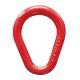 126 Ton Rigging Hardware Painted Red Forged Pear Shaped Quick Link