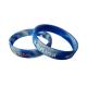 Custom Silicone Wrist Band , Debossed Color Fill in Silicone Wristband with Your Logo