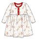 Christmas baby cotton printing dress outfits infant ruffle tops kids clothes sets girls clothing set