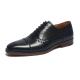 Anti Skid Rubber Outsole Mens Leather Dress Shoes