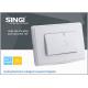 Kenya  standard outdoor waterproof 2 pin electric doorbell socket Safe and convenient to use the doorbell