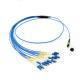 SENKO Optical Fiber Patch Cord Standard Loss SM G657A MPO-LC UPC Fanout 2.0mm Fiber Optic Trunk Cable