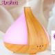 220ml Wood Grain Aromatherapy Diffuser With 7 Colors Fog Lamp