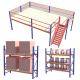 1000Kg 3500Kg Push Back Pallet Racking