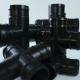 Cross Shape 1 2 Irrigation Tee Black Agricultural Irrigation Pipe Fittings