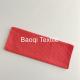 Red solid stripe OEM dish rags 100% poly microfiber tea towels wipes,single side kitchen cleaning rags size 38*51cm