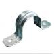 Galvanized Steel  EMT Conduit Strap  /Plain Saddle Strap Two Holes  / Zinc Plated EMT Conduit Fittings