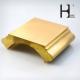 ODM Chrome Plating Surface C38500 Brass Handrails For Stairs