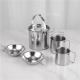 Stainless Steel Outdoor Camping Pot Set Backpacking Cookout Picnic Cookware