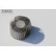 High Power Aluminum Heatsink Extrusion Profiles Radiator Wire Drawing