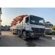 ISO90001 49m Refurbished Concrete Boom Truck White Color Actros Chassis