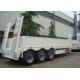 50 ton Three axles heavy semi low bed trailer transportation trailer