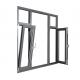 Customizable Aluminium Tilt And Turn Windows Soundproof With Insulated Glass